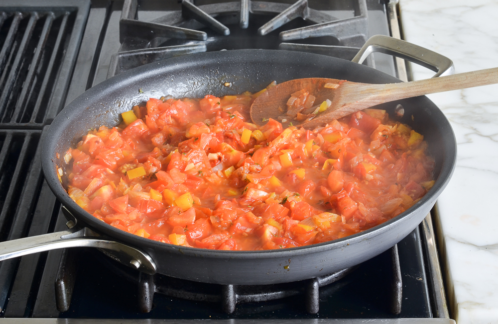 ratatouille de tomates cuites
