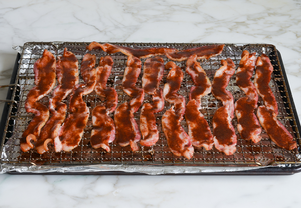 bacon enrobé prêt à cuire
